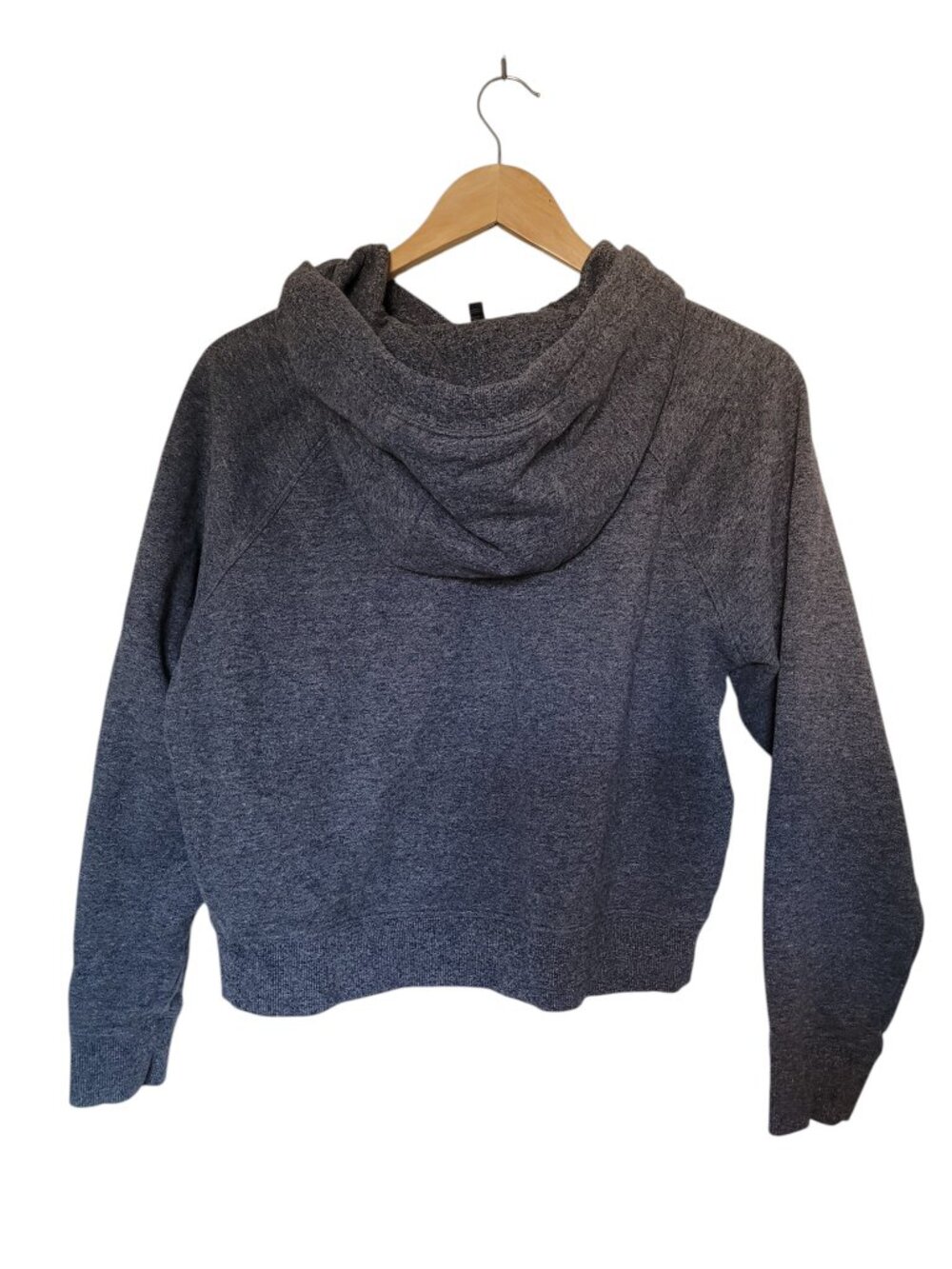 Calvin Klein Performance Cropped Hoodie Sweatshirt Gray Size Small - Picture 4 of 6